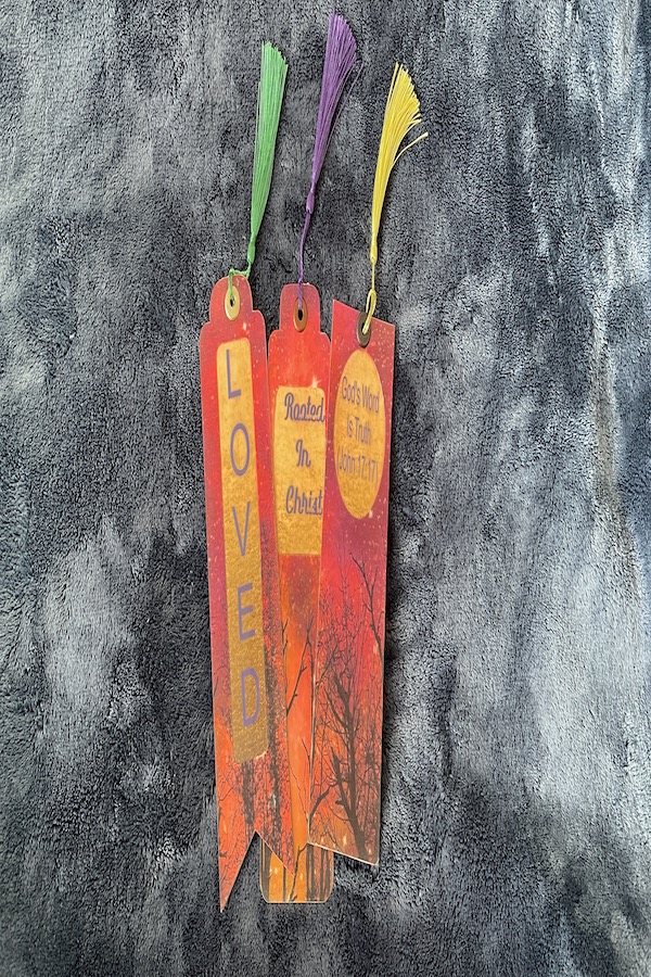 Faith paper bookmarks