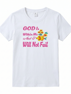 God In Me Embroidery T-Shirt