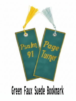 Faux Suede Bookmark