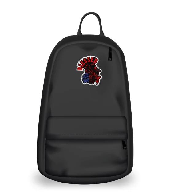 Blessed embroidered patch