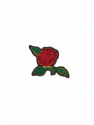 Rose Embroidered Patch