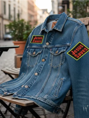 Jesus Saves Embroidered Patch