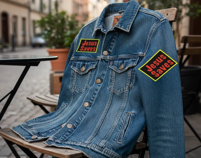 Jesus Saves Embroidered Patch