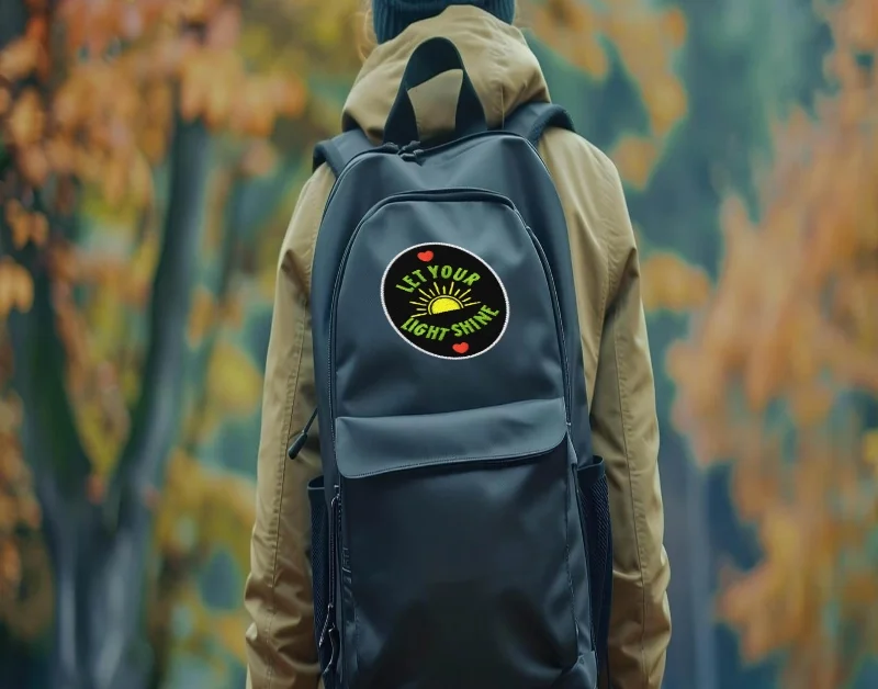 Let Your Light Shine Embroidered Patch