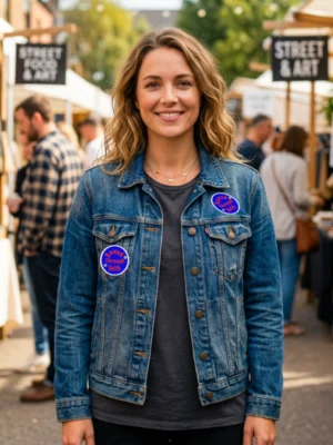 Saved Through Faith Embroidered Patch