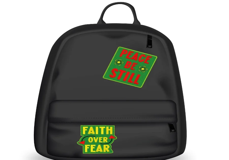 Peace Be Still Embroidered Patch