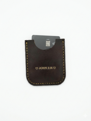 Leather Single Card Holder