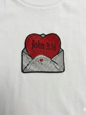 John 3/16 Embroidery Patch